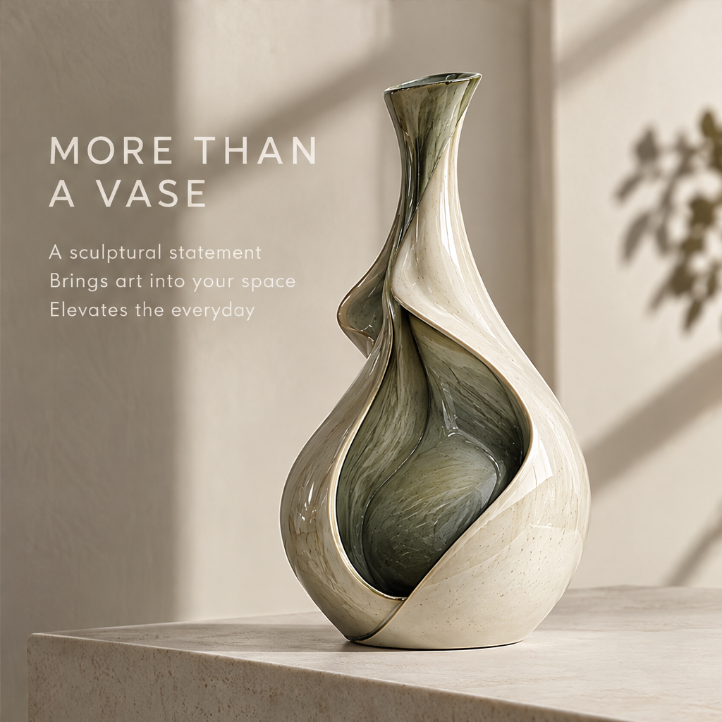 Sculpted by Nature — close-up of spiral wrap edge and olive interior, organic curves fluid transitions natural sense of growth